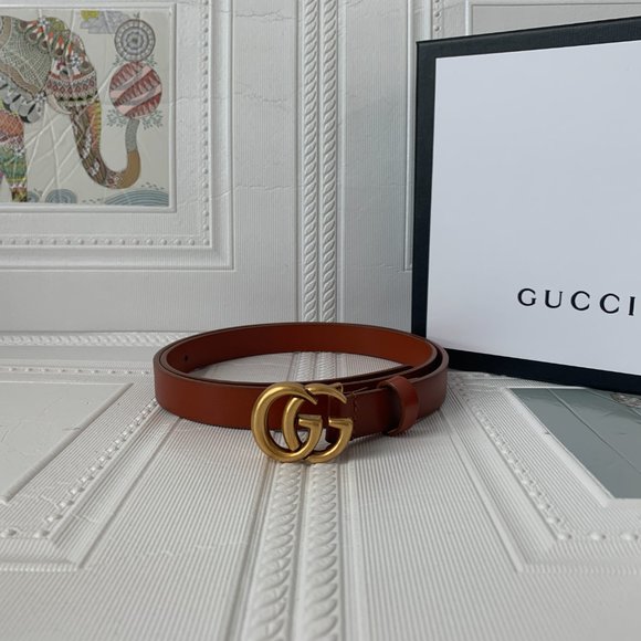 Leather belts with Double G buckle main image 4